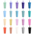 24 Oz  Colorful Plastic Cups