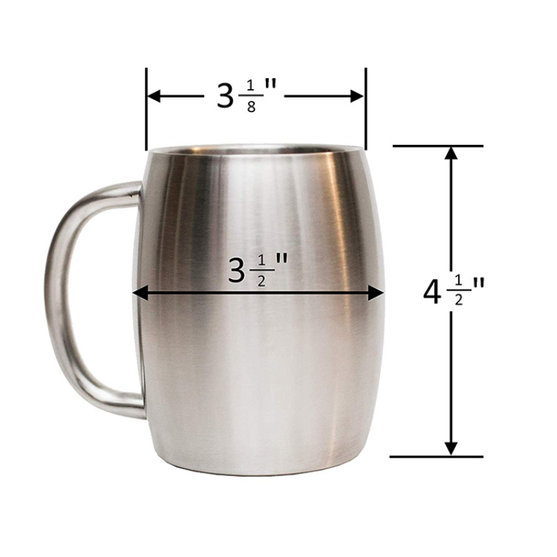 China Manufacturer Eco Friendly 14Oz Stainless Steel Custom Logo Creative Cup