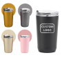 Custom Logo 400ml Stainless Steel Travel Coffee Mug Sport Style Tumbler with Lid Leak-Proof and Insulated for Car Travel
