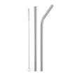 2pc stainless steel straw