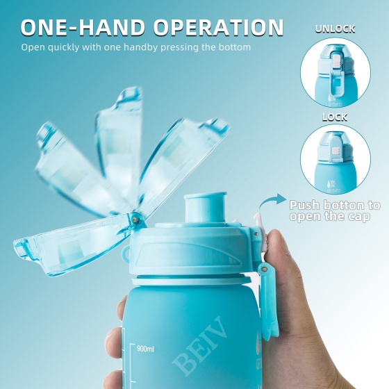 Deportiva Con Filtro Para Agua Ninos Motivacional Motivadora Fitness Infantil Botella De Plastico De Agua Water Bottle