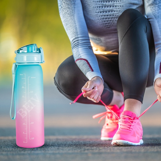Deportiva Con Filtro Para Agua Ninos Motivacional Motivadora Fitness Infantil Botella De Plastico De Agua Water Bottle