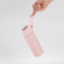 YUNXIN 650ml Wide Mouth Stainless Steel Sports Double Wall Vacuum Insulated Water Bottles With Silicone Handle