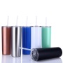 Wholesale Double Wall Vacuum Insulated Wedding Stainless Steel 20Oz Skinny Tumbler With Straw