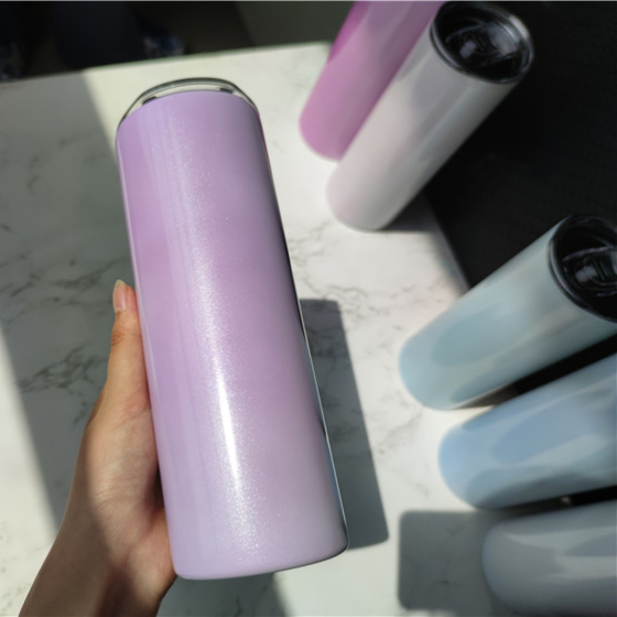 Kids Changing Tumbler 20 0Z Uv  Changing Color to Glow in the Dark Stainless Steel Slim Skinny  Sublimation Tumbler