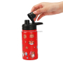 Customised Sustainable Kids Stainless Steel Vaccum Iron Flask Sports Hot Water Bottle With Cover for School