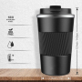 Oem Portable Travel Vacuum Stainless Steel Vacuum Stainless Steel Insulated 500ml Coffee Mug Spill Proof