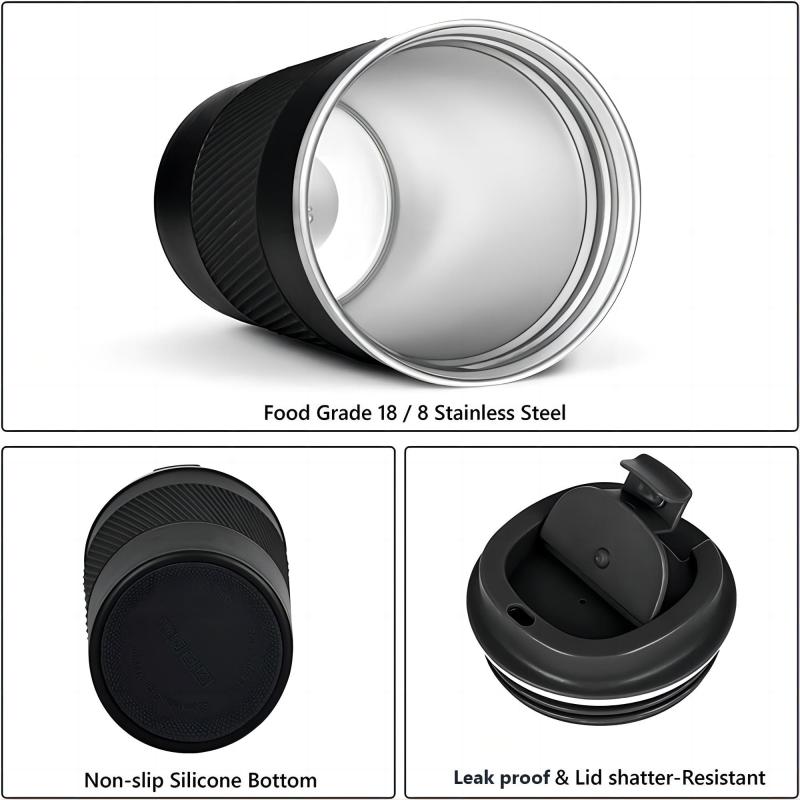 Oem Portable Travel Vacuum Stainless Steel Vacuum Stainless Steel Insulated 500ml Coffee Mug Spill Proof