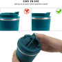 Oem Portable Travel Vacuum Stainless Steel Vacuum Stainless Steel Insulated 500ml Coffee Mug Spill Proof
