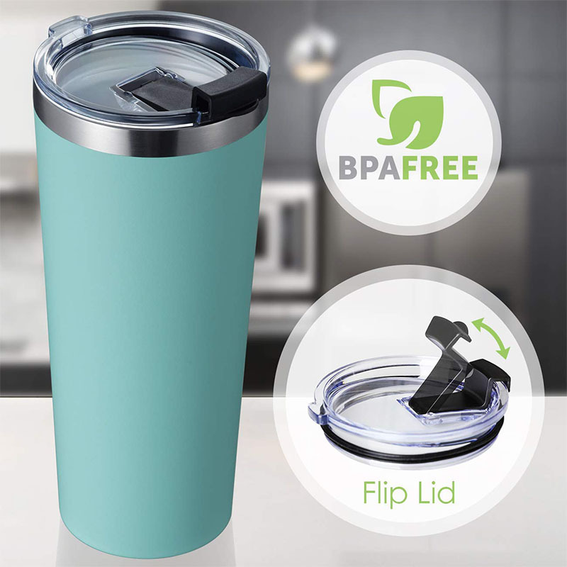 Double Wall 22 OZ 24OZ Taller Bridesmaid Gift Cup Insulated Stainless Steel Tumbler Mug With Straw