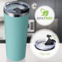 Double Wall 22 OZ 24OZ Taller Bridesmaid Gift Cup Insulated Stainless Steel Tumbler Mug With Straw