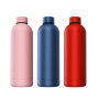 Personalized Colorful Powder Coated Double Layer Vacuum Insulated 304 Stainless Steel Sport Water Bottle with Custom Logo