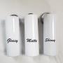 20Oz Rainbow Glitter Uv Glowing Color Changing and Glow in the Dark Skinny Straight Sublimation Blanks Tumblers
