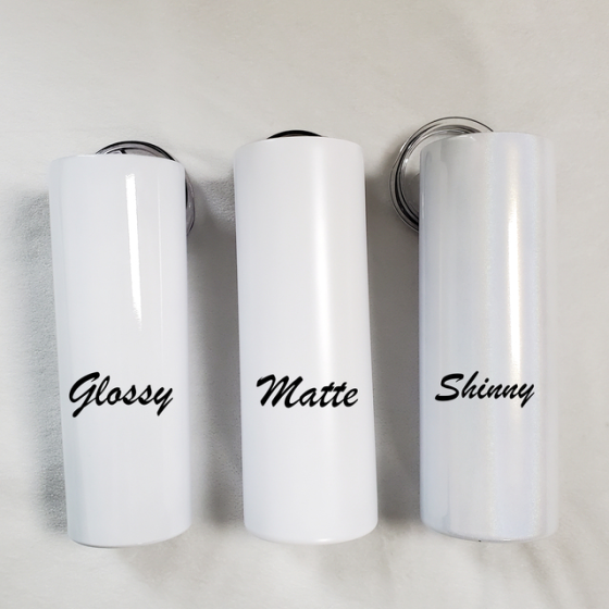 20Oz Rainbow Glitter Uv Glowing Color Changing and Glow in the Dark Skinny Straight Sublimation Blanks Tumblers