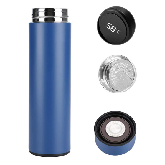 New Arrival Digital Temperature Display Smart Water Bottle Stainless Steel Double Wall Vacuum Led Water Bottle
