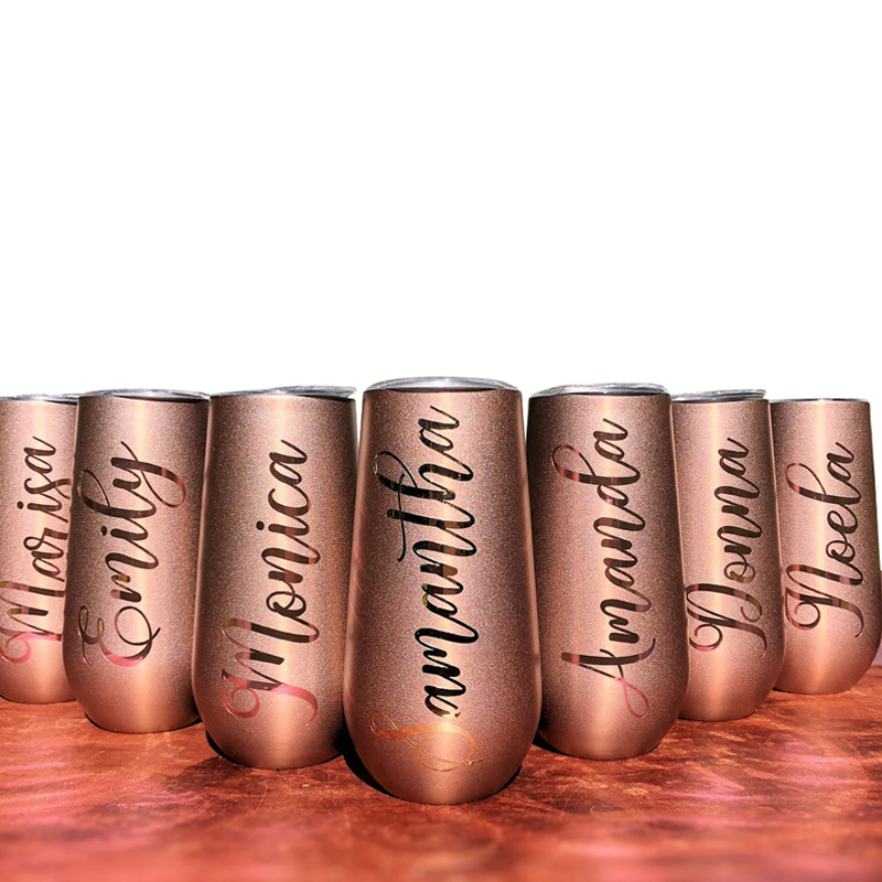 Etsy Hot Sale Bride Groom Tumblers Bridesmaid Double Wall Insulated Steel Tumbler