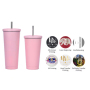 Bulk 25oz Stainless Steel Skinny  Reusable Vacuum Insulated Coffee Double Wall Travel Mug Tumbler Cup