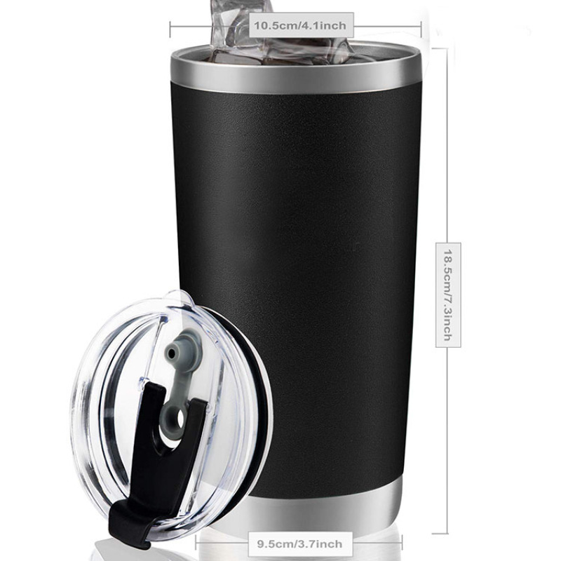 Wholesale Double Wall 20 Oz Stainless Steel Vacuum Insulated Pink Tumbler Cups With Lid With Straw