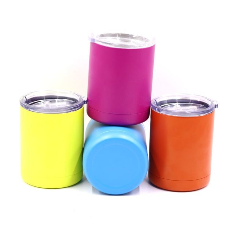 10 OZ Spill Proof Stainless Steel Double-Wall Vacuum Insulated Lowball Tumbler