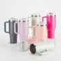Factory Double Wall Leakproof Iced Travel Coffee Cup Mug 40Oz Tumbler With Straw and Lid