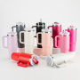 Factory Double Wall Leakproof Iced Travel Coffee Cup Mug 40Oz Tumbler With Straw and Lid