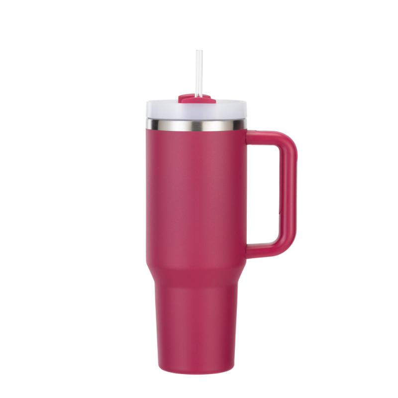 Factory Double Wall Leakproof Iced Travel Coffee Cup Mug 40Oz Tumbler With Straw and Lid