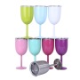 Double Wall Vacuum Insulated Stem 10 OZ Stainless Steel Wine Glass With Lid