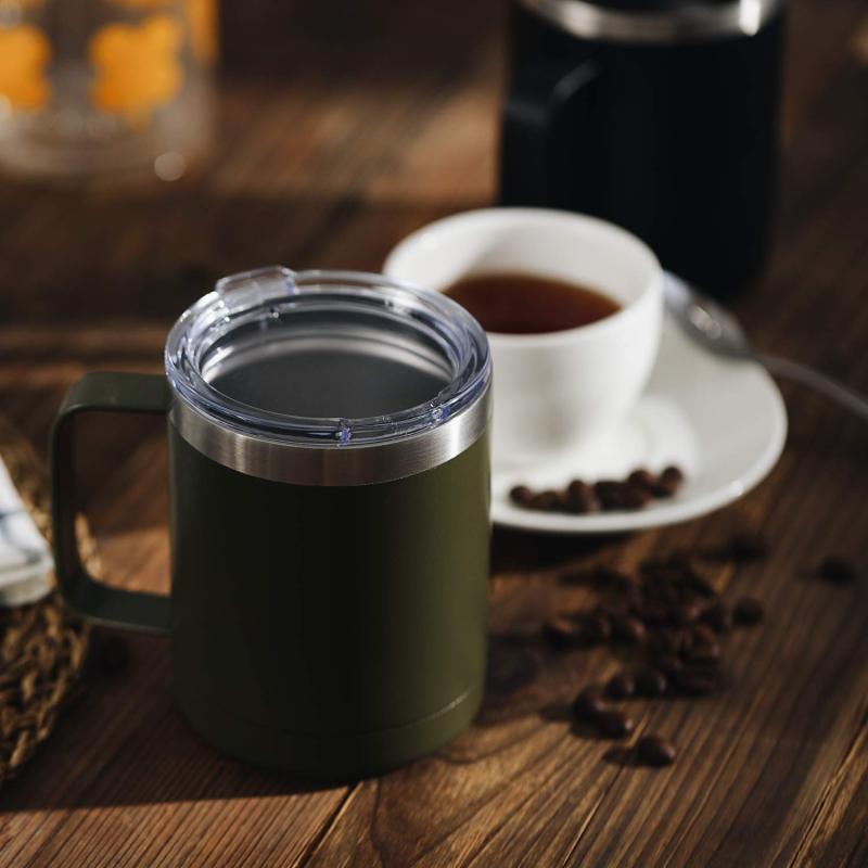 Stainless Steel Coffee Mug With Handle Vacuum Insulated Stainless Steel Mugs