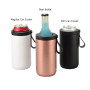 Custom Stainless Steel 4 in 1 Glitter Stainless Slim Beer 12 Oz Skinny Sublimation Can Cooler