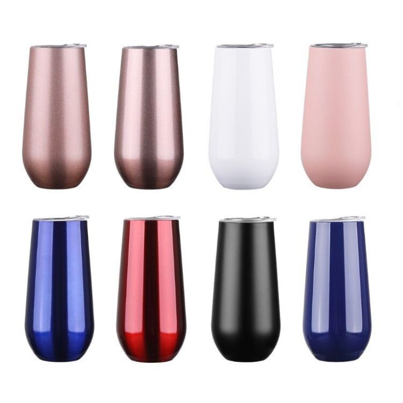 Custom Printed Travel Double Wall Vacuum Insulated Coffee Mug Drinking Cups With Lids