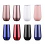 Custom Printed Travel Double Wall Vacuum Insulated Coffee Mug Drinking Cups With Lids