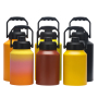 Wholesale Glass Personalized Black 64Oz 128Oz Travel Sport Stainless Steel Vacuum Sealed Large Water Bottle With Handle