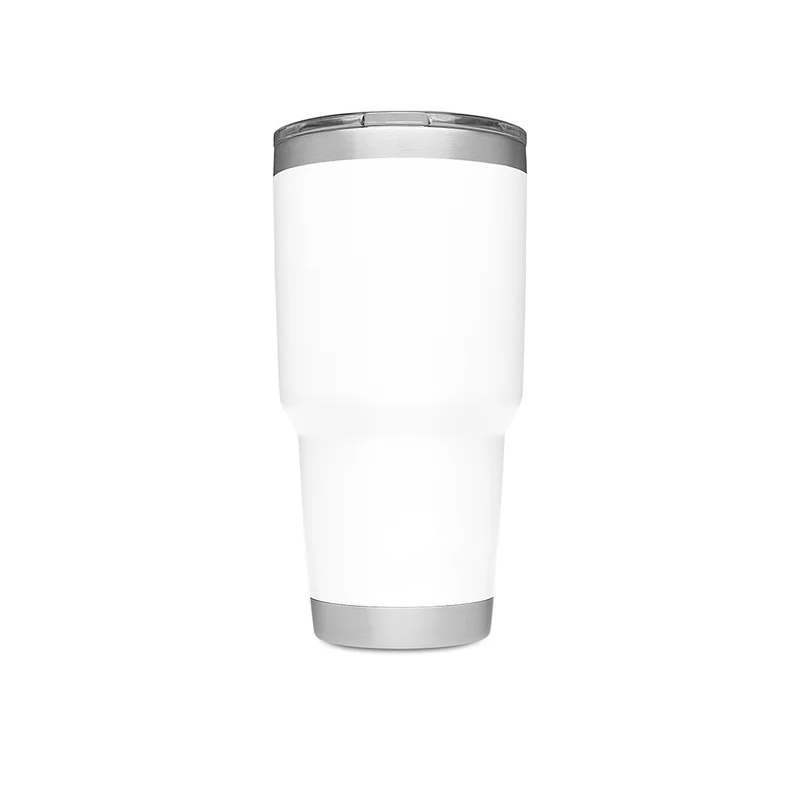 Sublimation Blank 30OZ Tumbler Stainless Steel Double Walled Vacuum Insulation Cup 30 OZ with Sliding Lid