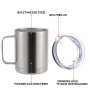 Take Away Custom 12Oz Stainless Steel Reusable Portable Coffee Cup