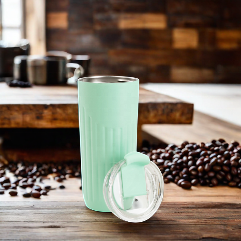 Classic Leak Proof Double Wall Stainless Steel Insulated Coffee Cup Bottle with Lid for Travel Metal Vacuum Insulated