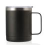 Custom Logo White Tumbler Travel Mug Stainless Steel Beer Mugs With Handle
