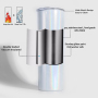 Stainless Steel Tall Glitter 20 oz Skinny Insulated Tumbler Cups With Lid and Straw Skinny Travel Mug
