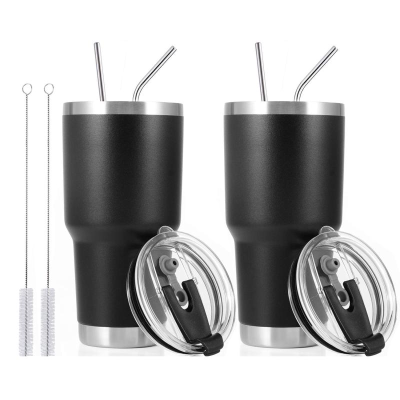 Keep Warm More Than 6 Hours Stainless Steel Double Wall Vacuum Tumbler With Lid