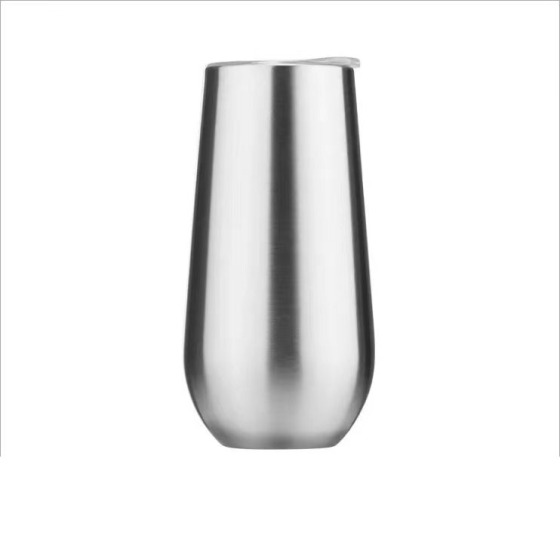 Wholesale  Gold Sublimation Straight Blanks Stainless Steel Wine Tumbler With Lid