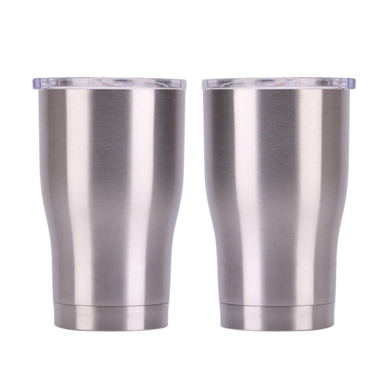 12OZ 20OZ 24OZ 30OZ Double Wall Vacuum Insulated Curve Stainless Steel Tumbler With Lid