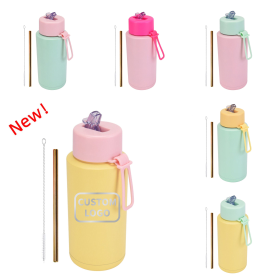 Wholesale Hot Sale 1L 650ML Insulated Sports Double Wall Stainless Steel Water Bottle With Custom Logo