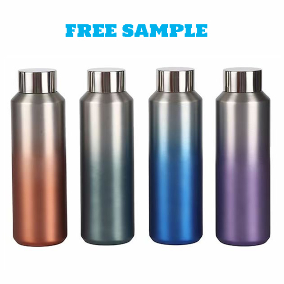 Yunxin New Custom logo  Factory 600ml Stainless Steel Cup Insulated Drink Water Bottle