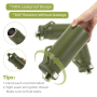 1200ml Double-wall Stainless Steel Wide Mouth Vacuum Flask Waterproof Sports Hot Water Bottle With Straw Lid