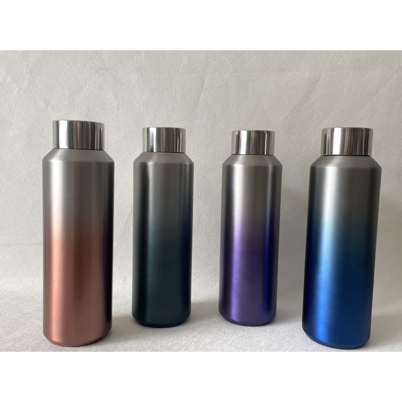 Yunxin Custom  Factory 600MLDouble Wall 600MLStainless Steel Vacuum Insulated Drink  Water Bottle