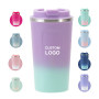 Portable 380ml Eco-friendly Stainless Steel Thermal Insulated Coffee Mug with Lid for Car Travel Hot Water Beer Tea