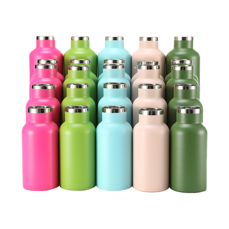 High Quality 750ml Stainless Steel Vacuum Black Thermal Water Vacuum Flask Custom Print Vaccum Flask