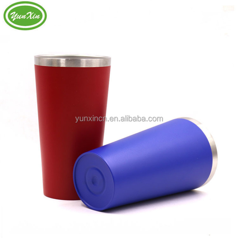 Double Wall 16 oz Pint Vacuum Insulated Stainless Steel Tumbler