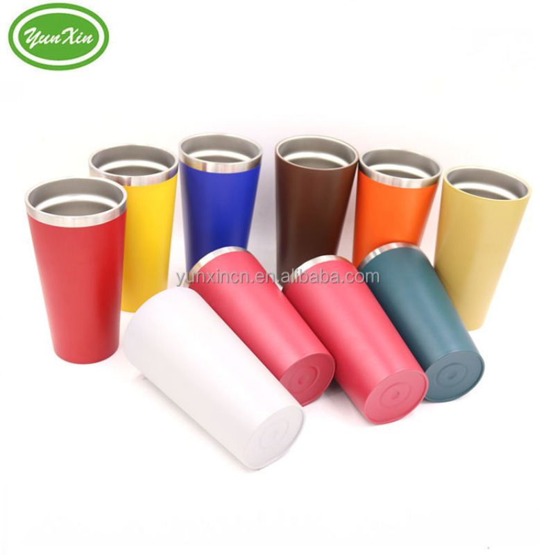 Double Wall 16 oz Pint Vacuum Insulated Stainless Steel Tumbler