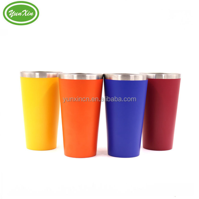 Double Wall 16 oz Pint Vacuum Insulated Stainless Steel Tumbler