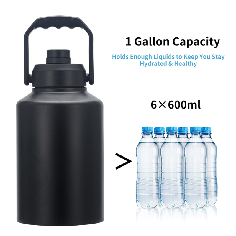 2022 Bulk Fancy Fitness School 2 Liter Big Hot and Cold Double Wall Vacuum Insulated Water Bottle